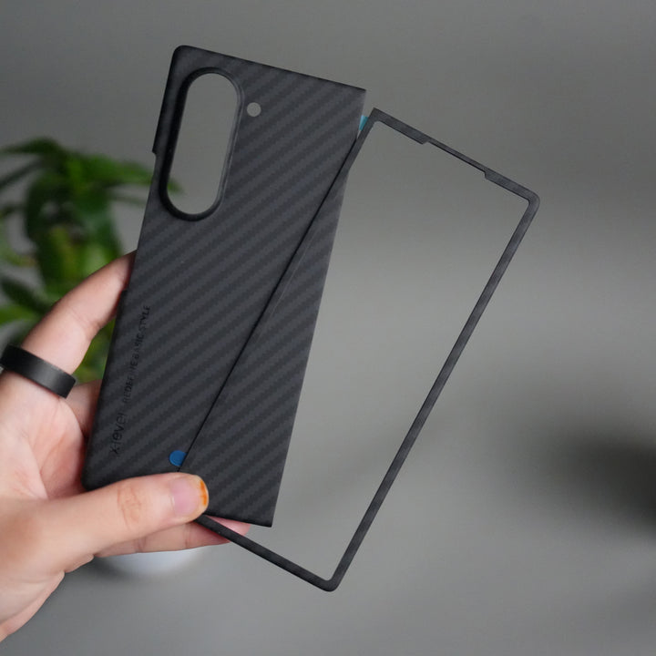 Galaxy Z Fold 6 Carbon Fiber Slim Case | Ultra-Thin Lightweight Protective Cover