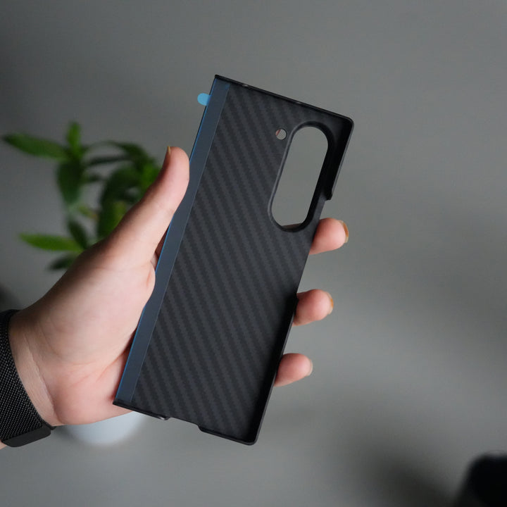 Galaxy Z Fold 6 Carbon Fiber Slim Case | Ultra-Thin Lightweight Protective Cover