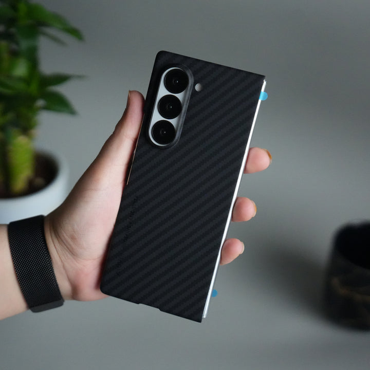Galaxy Z Fold 6 Carbon Fiber Slim Case | Ultra-Thin Lightweight Protective Cover