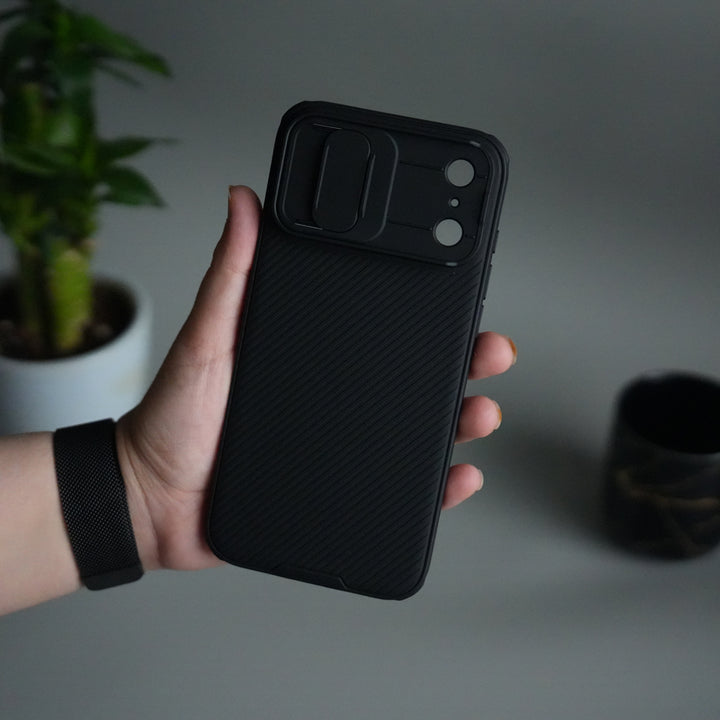 Nillkin iPhone 17 Pro Camera Shutter Case | Slim Shockproof Privacy Cover with Lens Protection