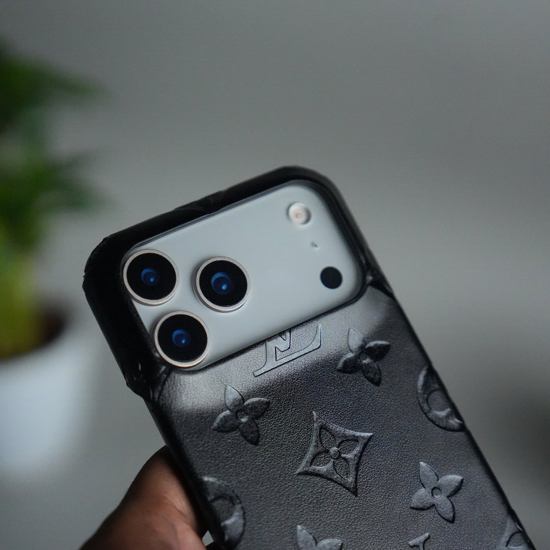 iPhone 17 Pro Max Luxury PU Leather Fashion Brand Case Cover
