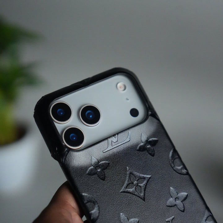 iPhone 17 Pro Max Luxury PU Leather Fashion Brand Case Cover