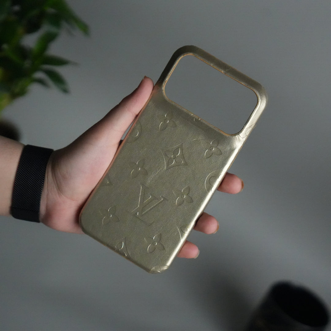 iPhone 17 Pro Max Luxury PU Leather Fashion Brand Case Cover