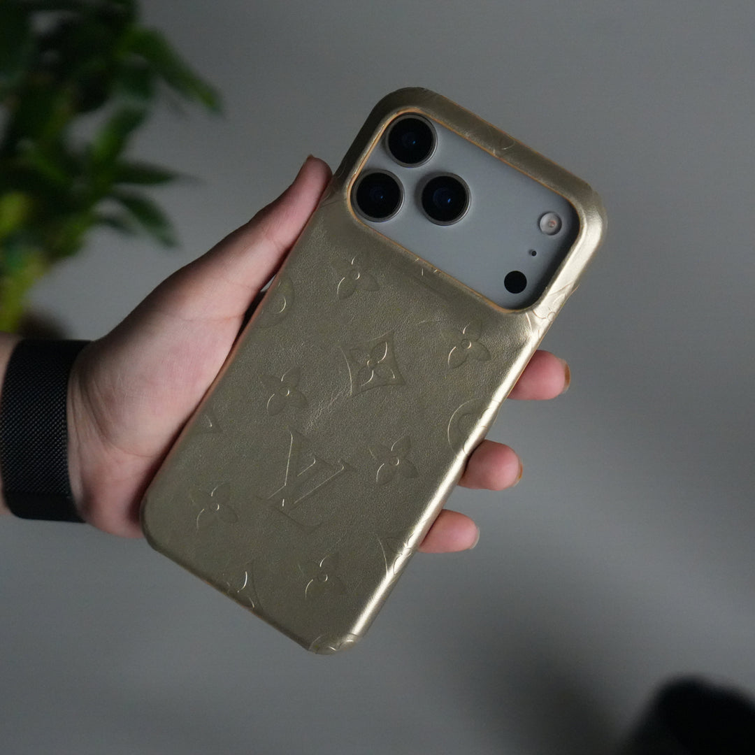 iPhone 17 Pro Max Luxury PU Leather Fashion Brand Case Cover