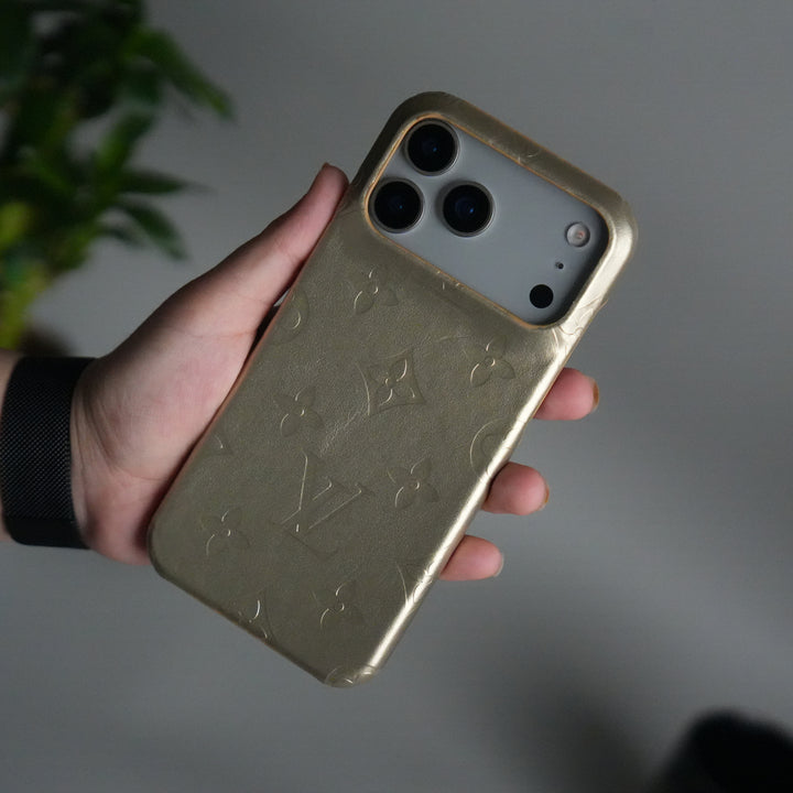 iPhone 17 Pro Max Luxury PU Leather Fashion Brand Case Cover