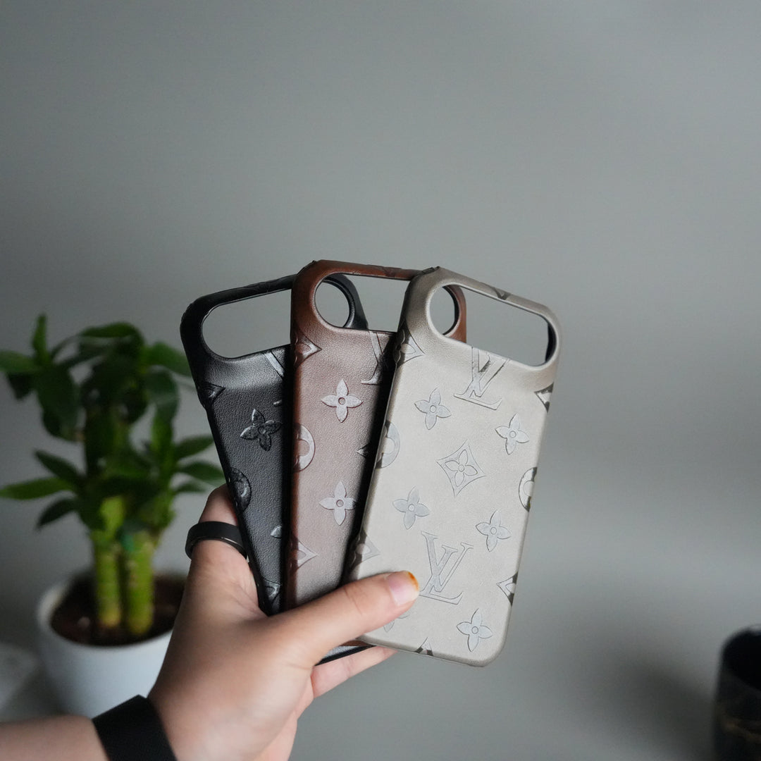 iPhone 17 Air Luxury PU Leather Fashion Brand Case Cover
