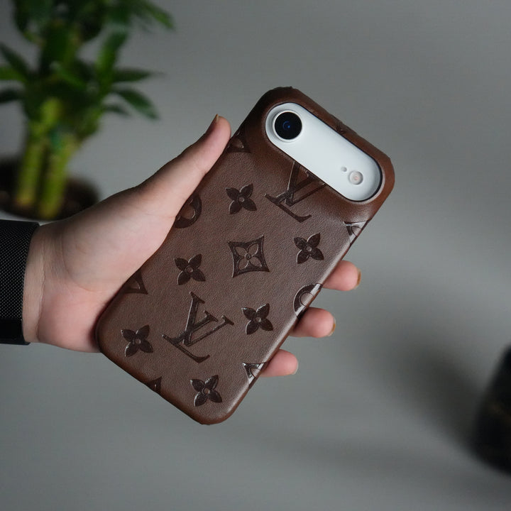 iPhone 17 Air Luxury PU Leather Fashion Brand Case Cover