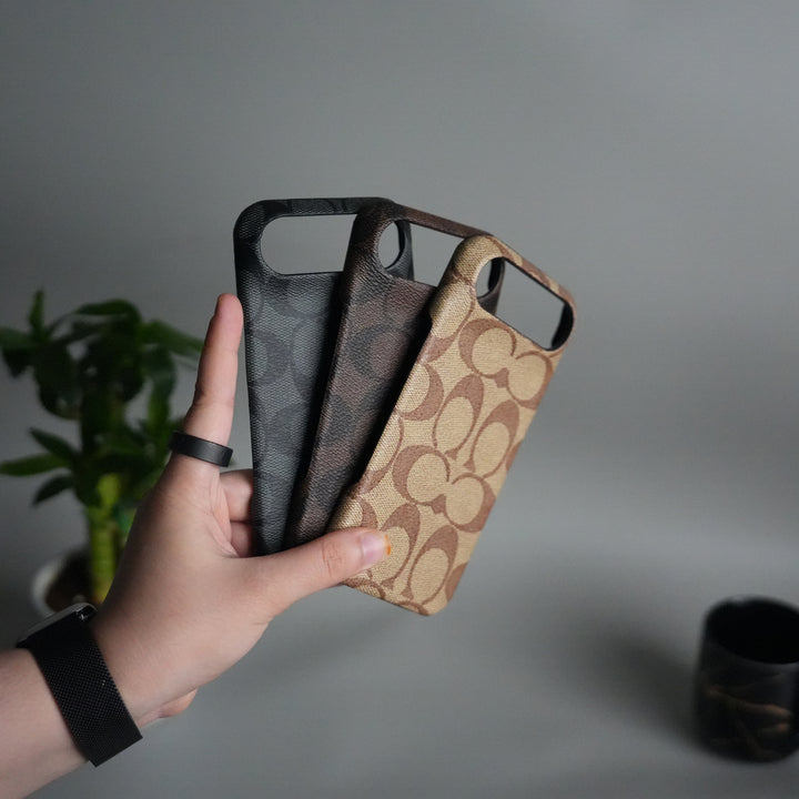 iPhone 17 Air Luxury CC Brand PU Leather Design Case Cover