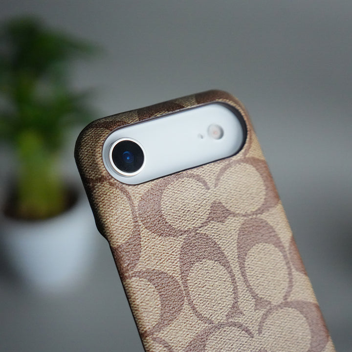 iPhone 17 Air Luxury CC Brand PU Leather Design Case Cover