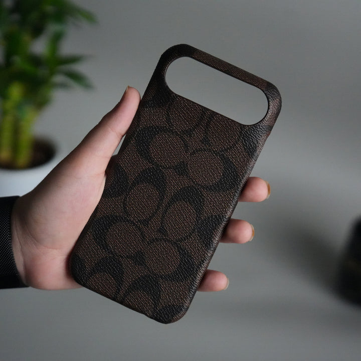 iPhone 17 Air Luxury CC Brand PU Leather Design Case Cover