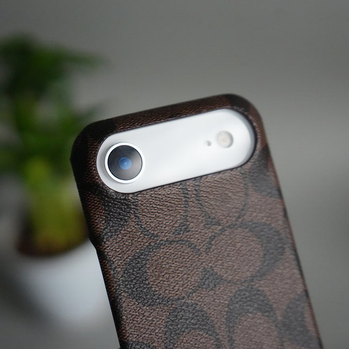 iPhone 17 Air Luxury CC Brand PU Leather Design Case Cover
