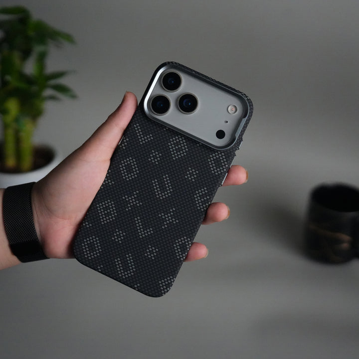 iPhone 17 Pro Max Aramid Fiber Case | Slim MagSafe Cover | Black