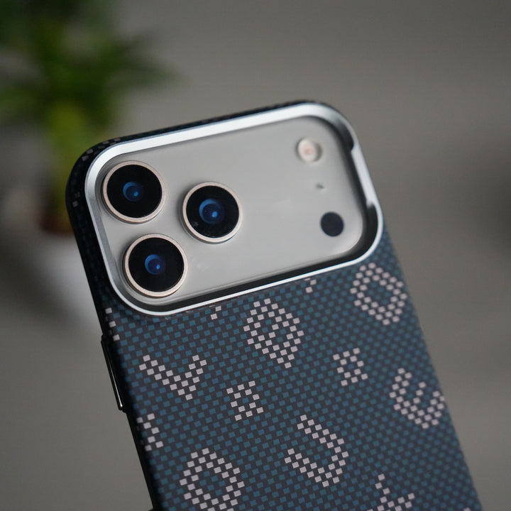 iPhone 17 Pro Aramid Fiber Case | Slim MagSafe Cover  | Blue