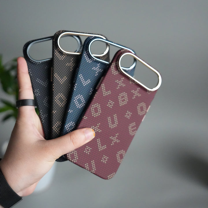 iPhone 17 Air Aramid Fiber Case | Slim MagSafe Cover | Maroon