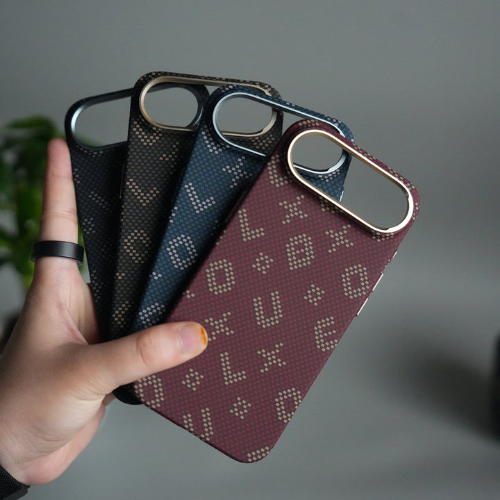 iPhone 17 Air Aramid Fiber Case | Slim MagSafe Cover | Maroon