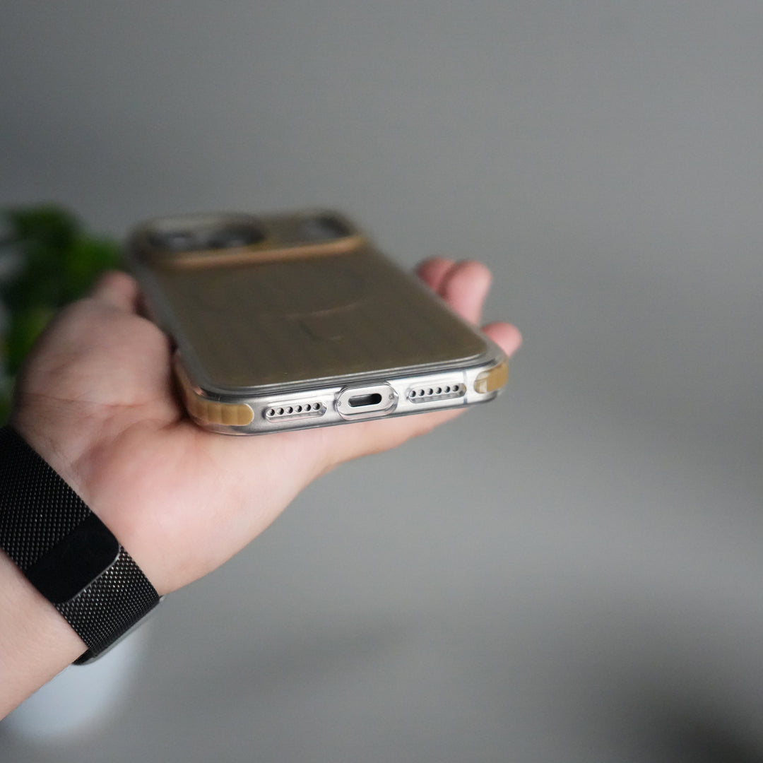 iPhone 17 Pro Max MagSafe Suitcase Design Case | Shockproof Ribbed Texture Back Cover