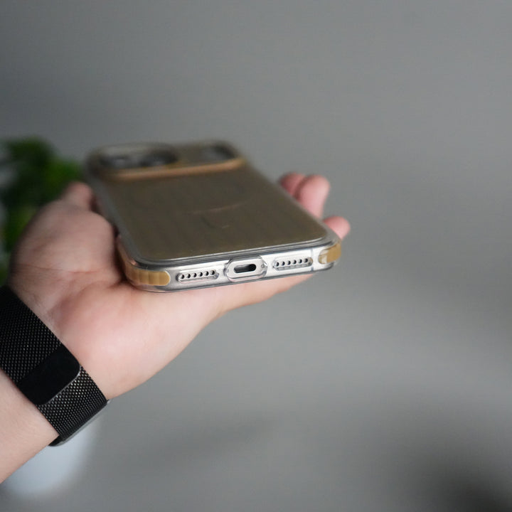 iPhone 17 Pro Max MagSafe Suitcase Design Case | Shockproof Ribbed Texture Back Cover