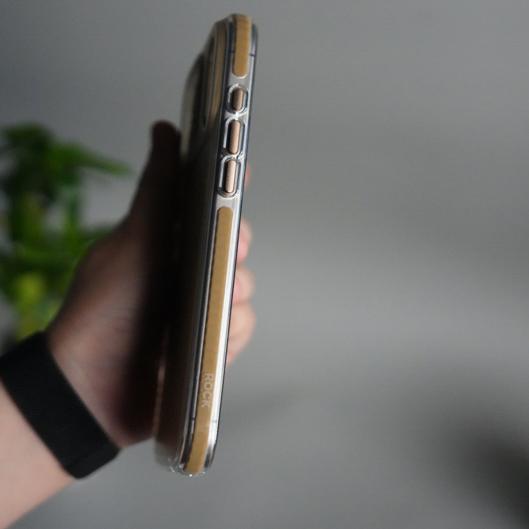 iPhone 17 Pro Max MagSafe Suitcase Design Case | Shockproof Ribbed Texture Back Cover