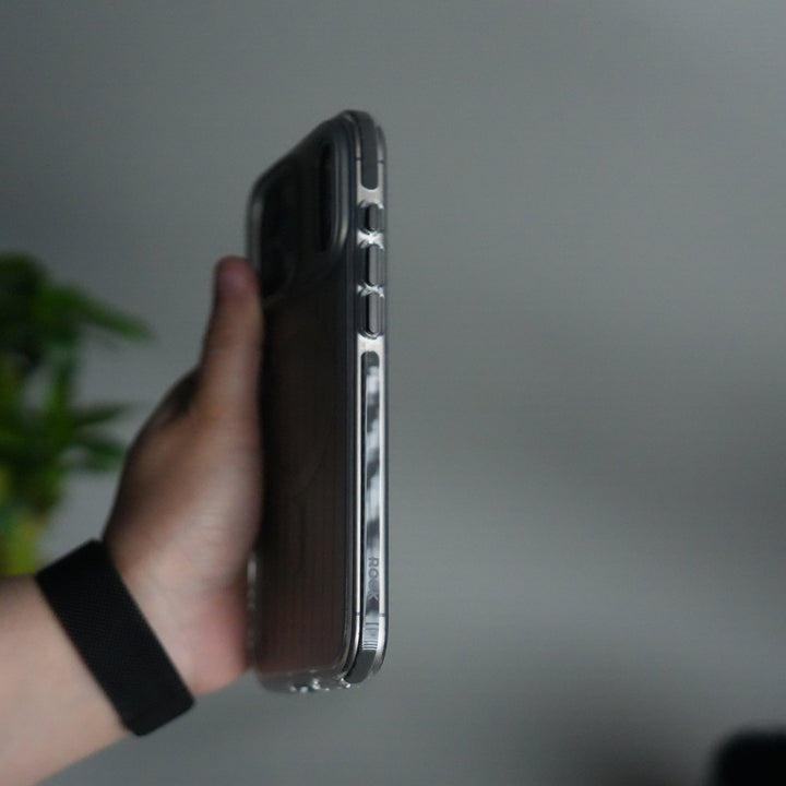 iPhone 17 Pro Max MagSafe Suitcase Design Case | Shockproof Ribbed Texture Back Cover