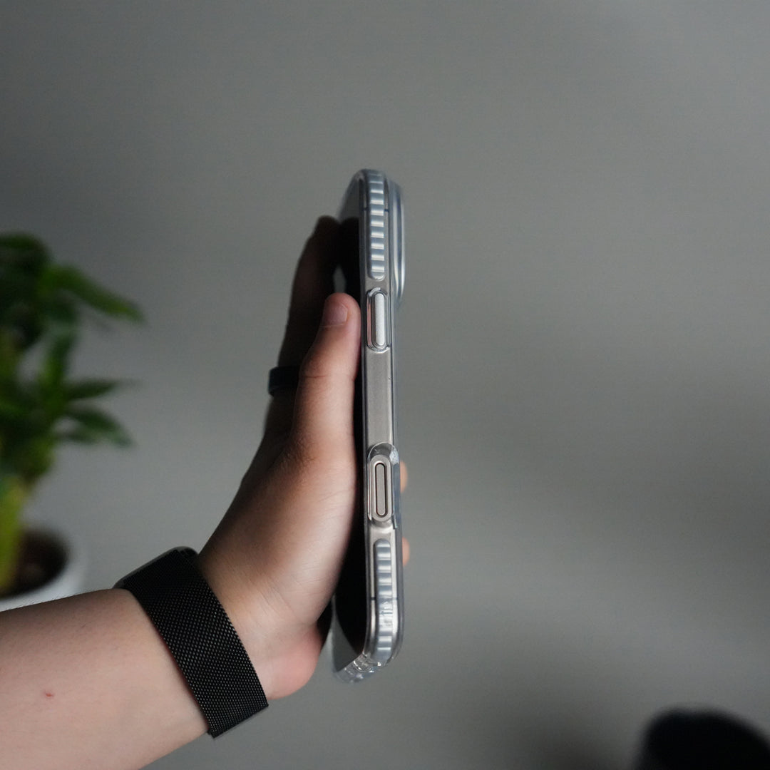 iPhone 17 Pro Max MagSafe Suitcase Design Case | Shockproof Ribbed Texture Back Cover