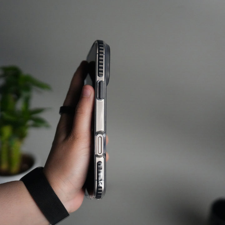 iPhone 17 Pro Max MagSafe Suitcase Design Case | Shockproof Ribbed Texture Back Cover