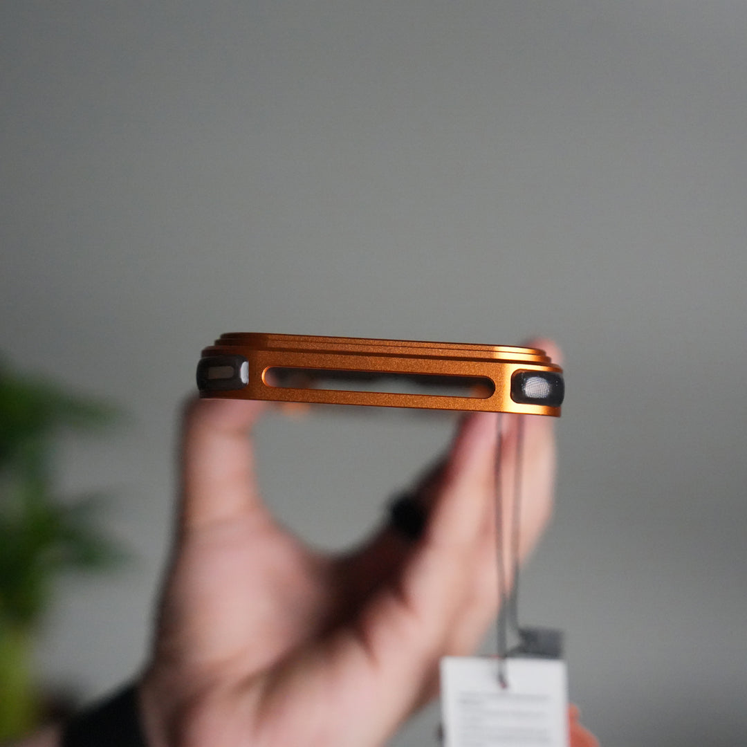 iPhone 17 Pro Max Leather Frameless Metal Kickstand Case