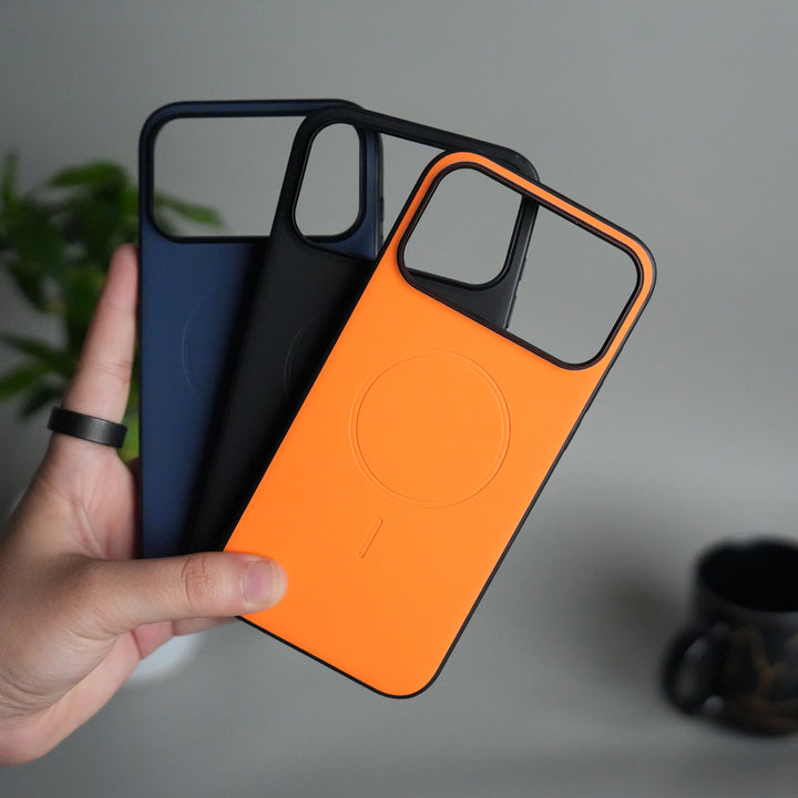 iPhone Series Magnetic Case | Soft-Touch Shockproof Slim Cover with MagSafe Ring