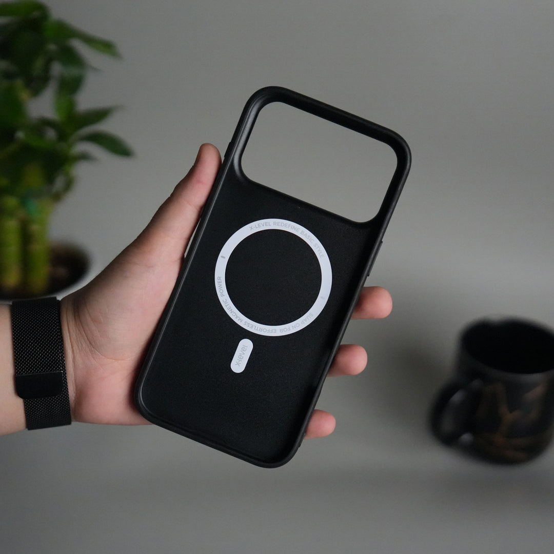 iPhone Series Magnetic Case | Soft-Touch Shockproof Slim Cover with MagSafe Ring