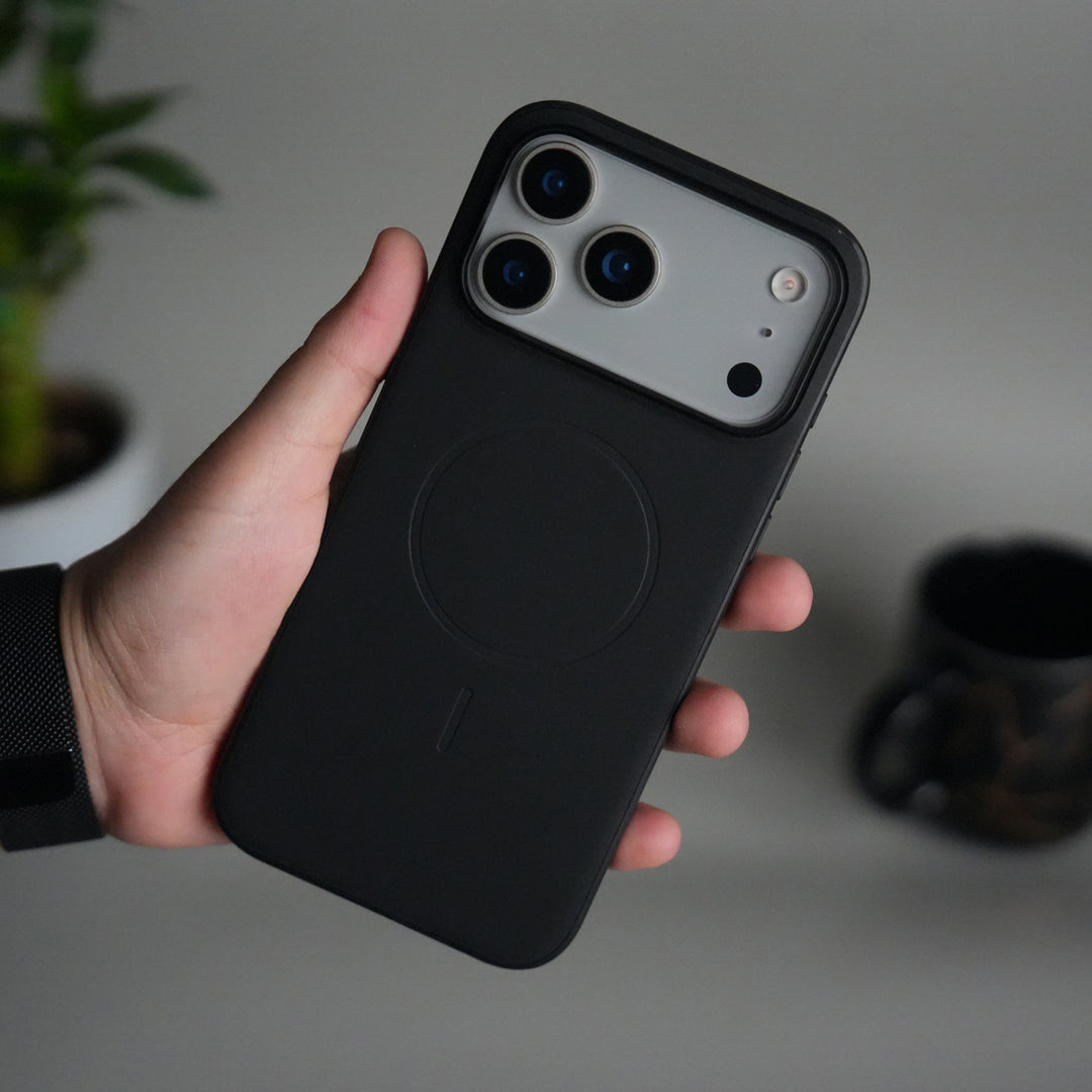 iPhone Series Magnetic Case | Soft-Touch Shockproof Slim Cover with MagSafe Ring