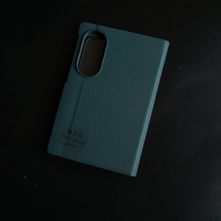 Smart View Leather Texture Flip Stand Case For Samsung Galaxy Z Fold 8
