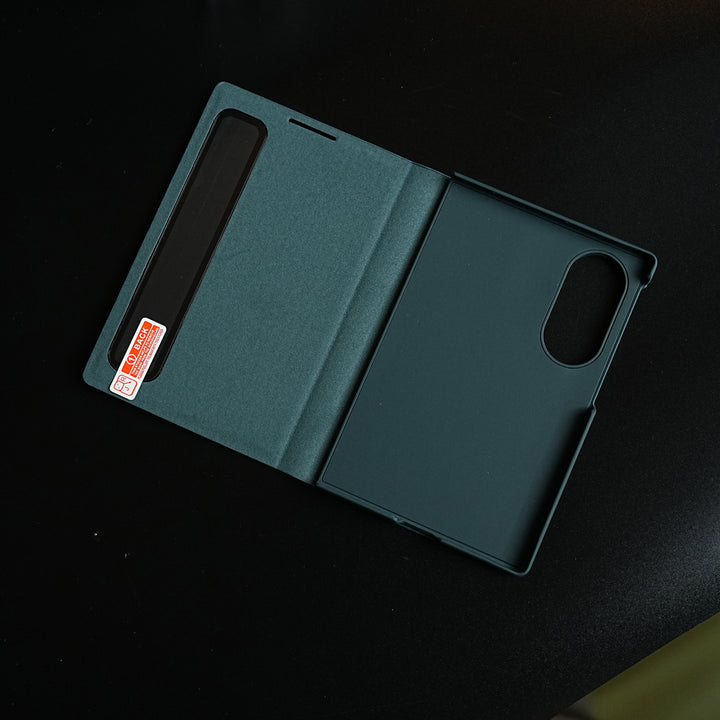Smart View Leather Texture Flip Stand Case For Samsung Galaxy Z Fold 8