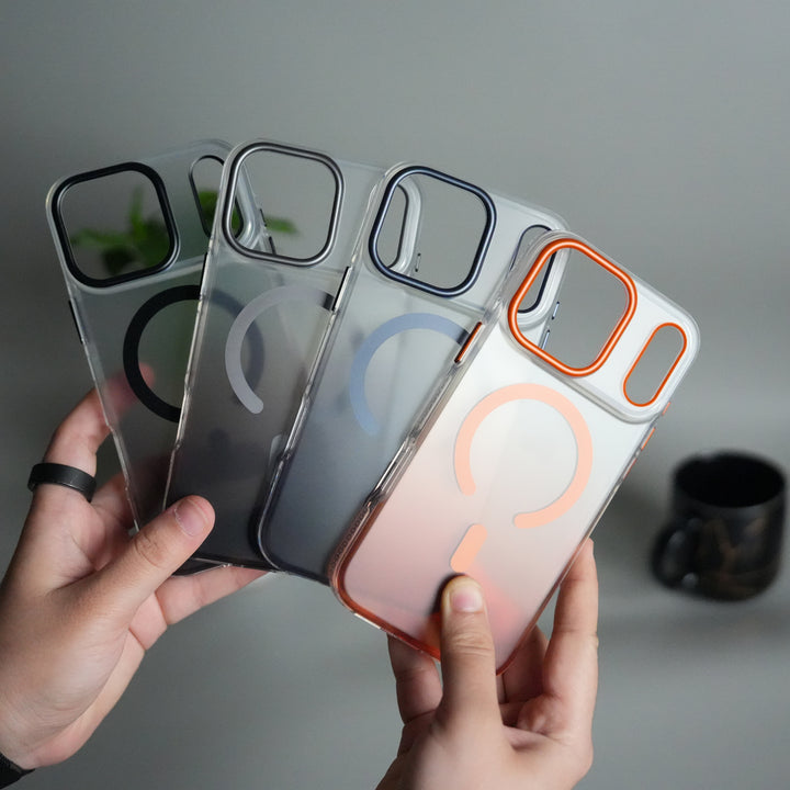 iPhone 17 Pro Max Dual Color Shade Smoke Matte MagSafe Case Cover