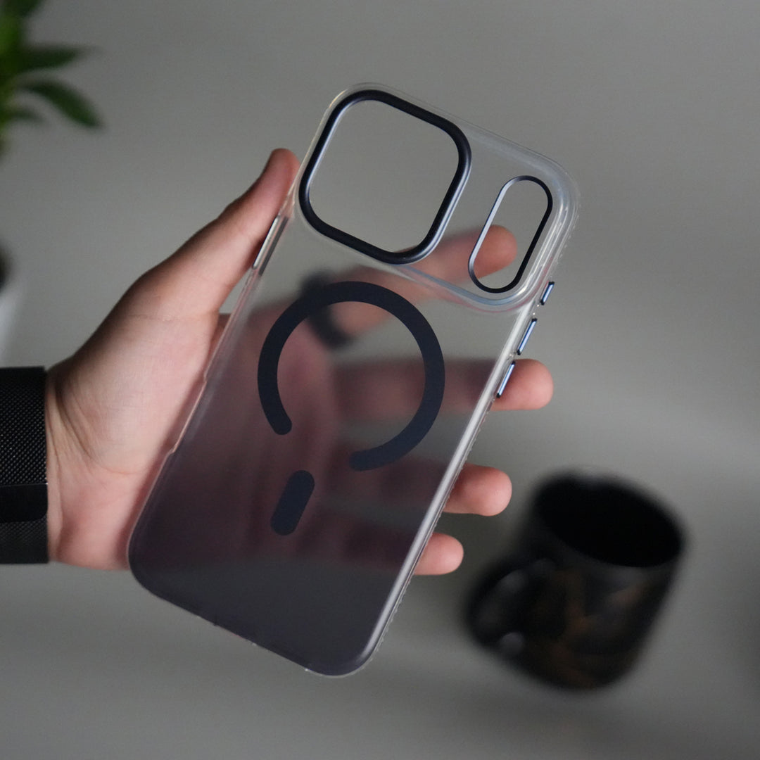 iPhone 17 Pro Max Dual Color Shade Smoke Matte MagSafe Case Cover