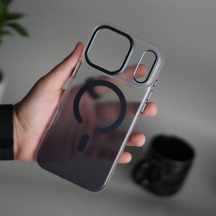 iPhone 17 Pro Max Dual Color Shade Smoke Matte MagSafe Case Cover