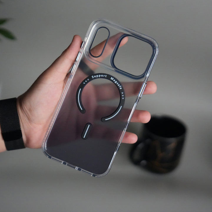 iPhone 17 Pro Max Dual Color Shade Smoke Matte MagSafe Case Cover