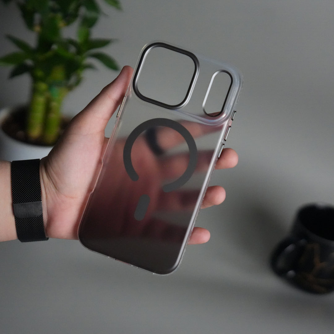 iPhone 17 Pro Max Dual Color Shade Smoke Matte MagSafe Case Cover