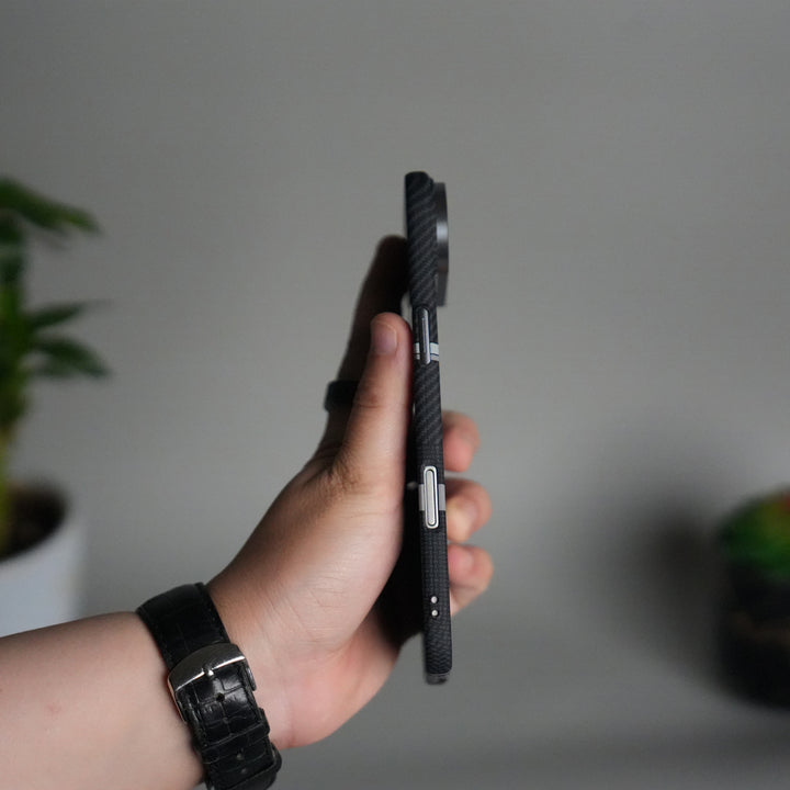 iPhone 17 Air Carbon Fiber Texture Design Hard Pc MagSafe Case Cover MixLine