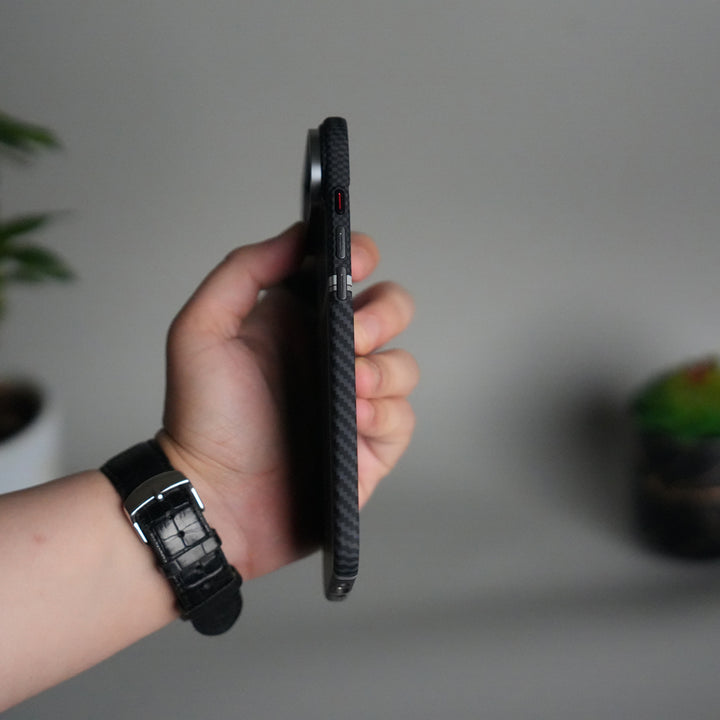 iPhone 17 Air Carbon Fiber Texture Design Hard Pc MagSafe Case Cover MixLine