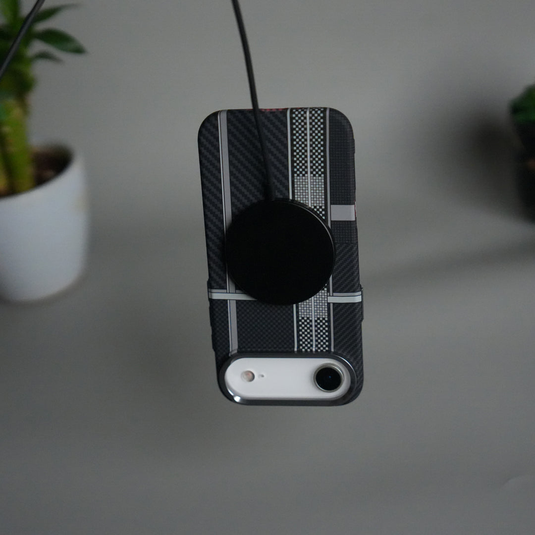 iPhone 17 Air Carbon Fiber Texture Design Hard Pc MagSafe Case Cover MixLine