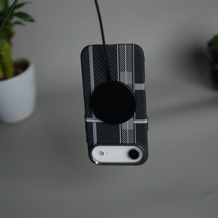 iPhone 17 Air Carbon Fiber Texture Design Hard Pc MagSafe Case Cover MixLine