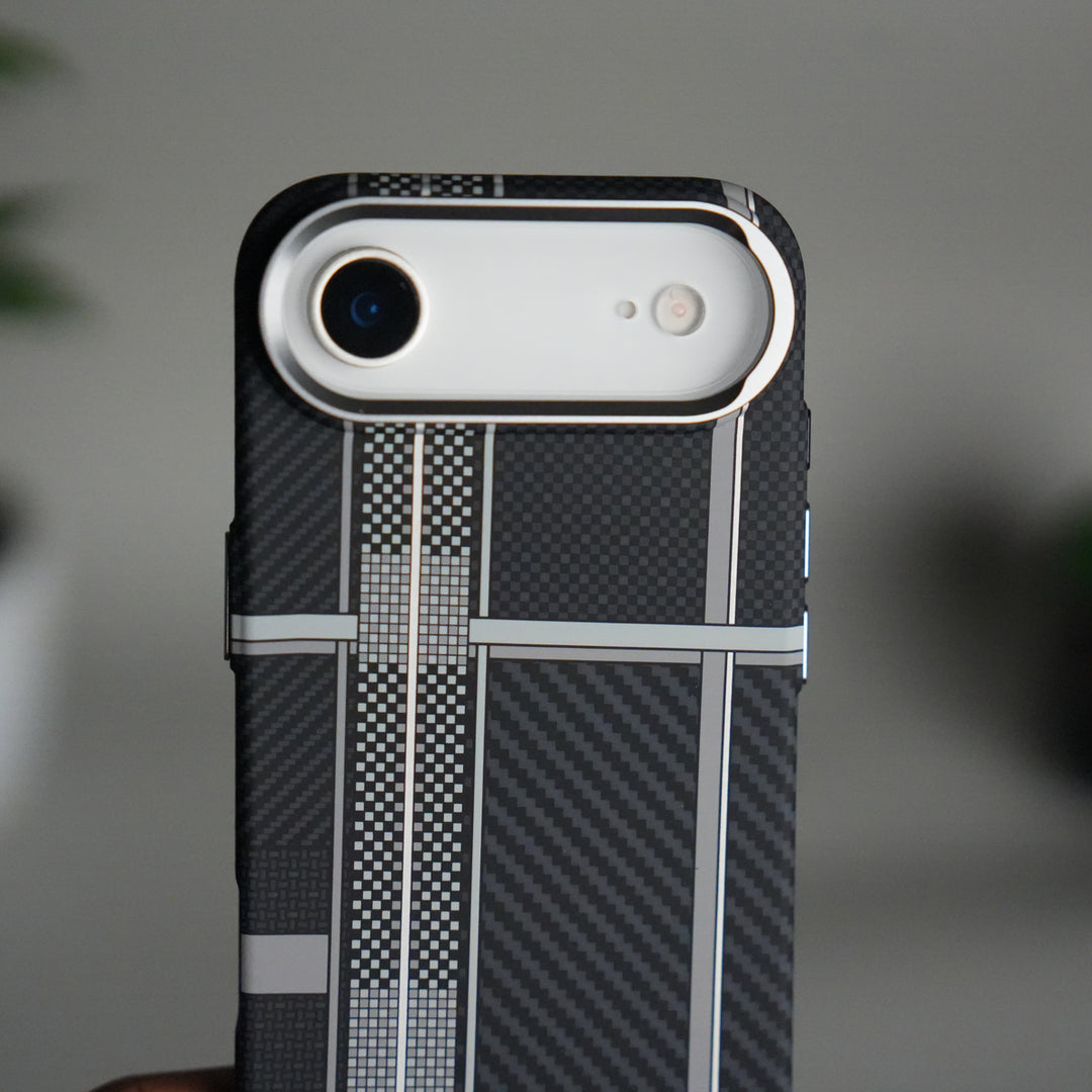 iPhone 17 Air Carbon Fiber Texture Design Hard Pc MagSafe Case Cover MixLine