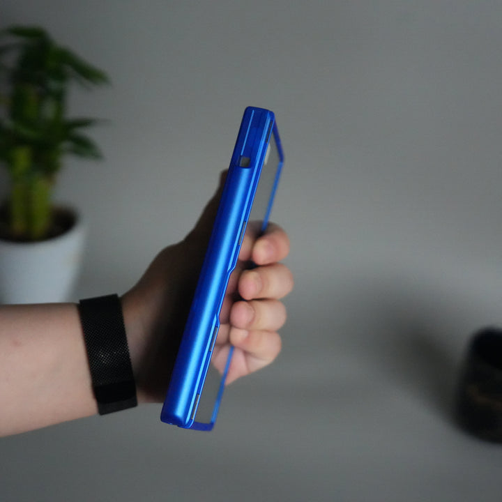 Galaxy Z Fold 7 S Pen Holder Case with Front Glass | Matte Finish Shockproof Hinge Protection Cover