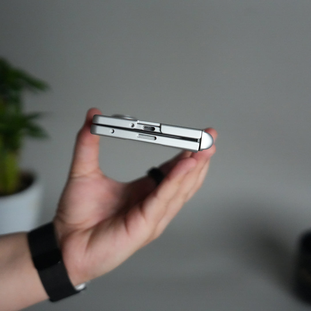 Galaxy Z Fold 7 S Pen Holder Case with Front Glass | Matte Finish Shockproof Hinge Protection Cover