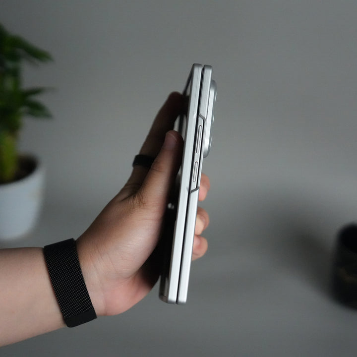 Galaxy Z Fold 7 S Pen Holder Case with Front Glass | Matte Finish Shockproof Hinge Protection Cover