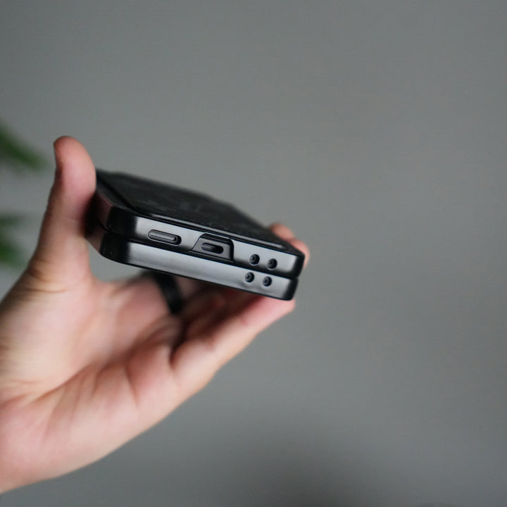 Galaxy Z Flip 7 Luxury Brand Leather Card Holder Case | Slim Wallet Back Cover