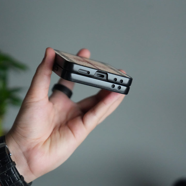 Samsung Galaxy Z Flip 7 Luxury BRY PU Leather Case Cover