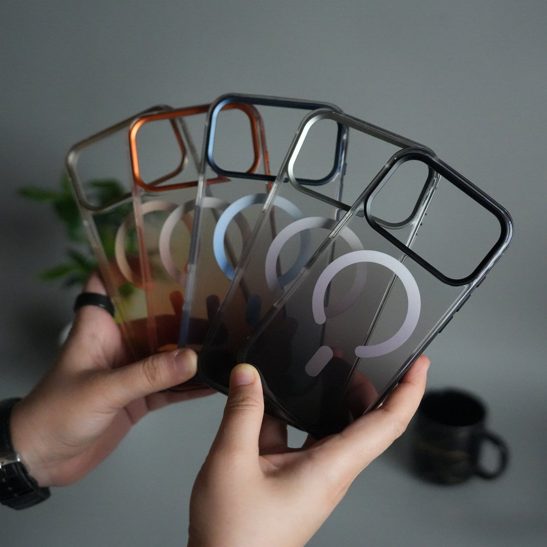 iPhone 17 Pro Max Dual Shade Magnetic Case | Aluminum Frame with MagSafe Ring & Metal Camera Guard