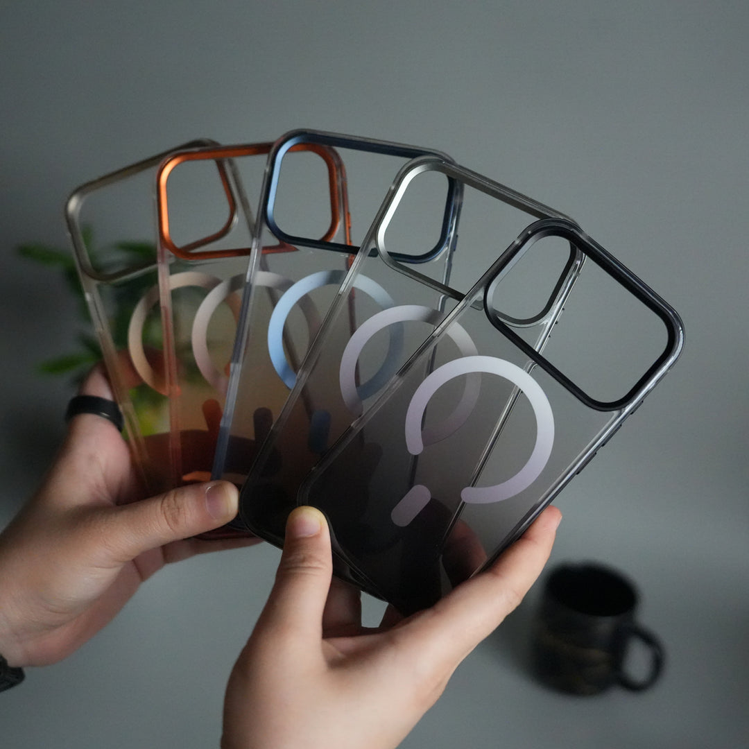 iPhone 17 Pro Max Dual Shade Magnetic Case | Aluminum Frame with MagSafe Ring & Metal Camera Guard