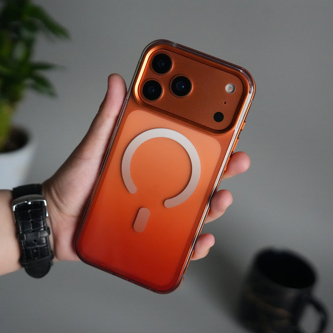 iPhone 17 Pro Max Dual Shade Magnetic Case | Aluminum Frame with MagSafe Ring & Metal Camera Guard