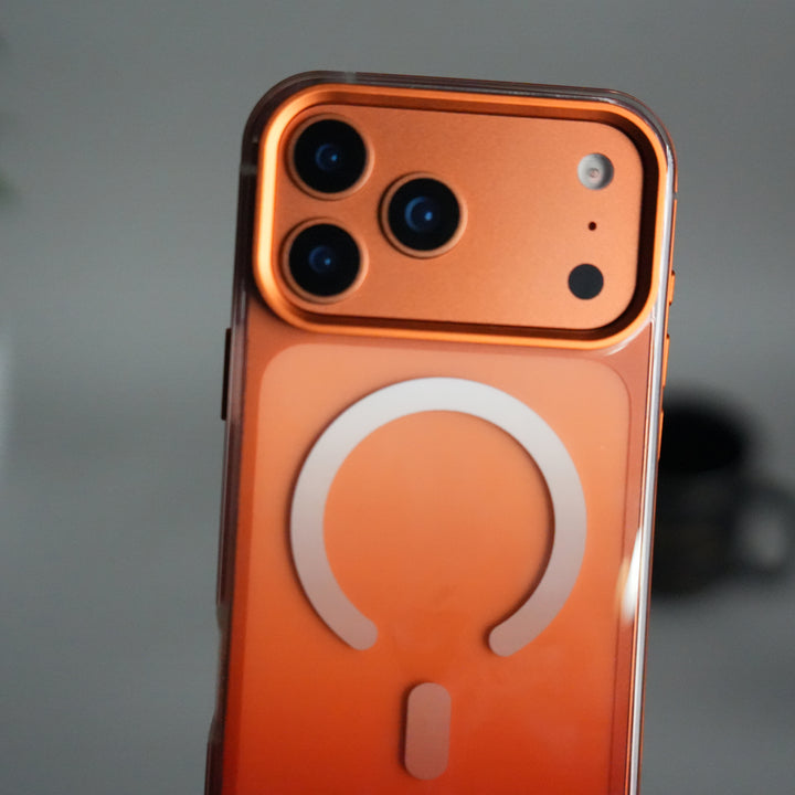 iPhone 17 Pro Max Dual Shade Magnetic Case | Aluminum Frame with MagSafe Ring & Metal Camera Guard